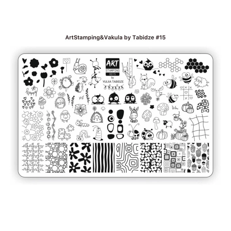 Placa Art Stamping by Vakula 0015 — Photo 2