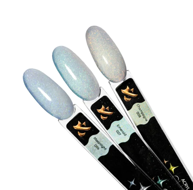 F.O.X Acryl Gel Charm 007, emerald 15ml — Photo 4