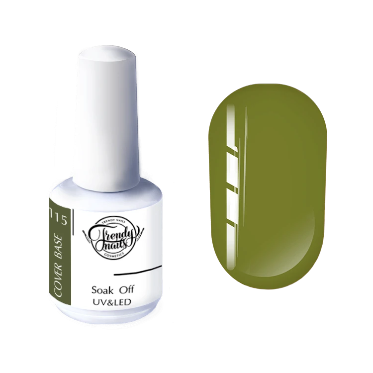 Trendy Nails Cover Base 115, 15ml — Photo 2
