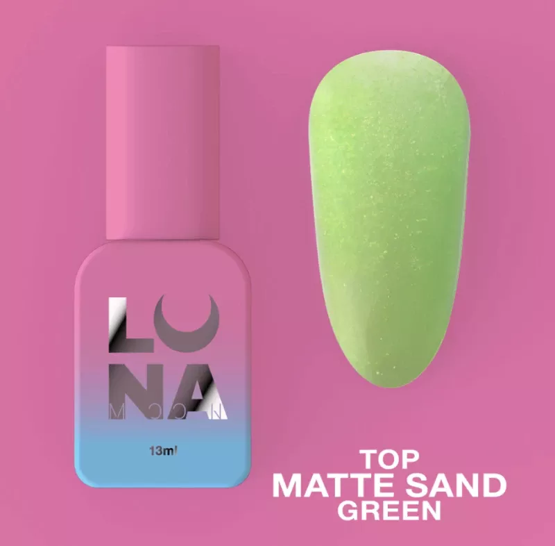 Luna Top Matte Sand Green, 13ml — Photo 2