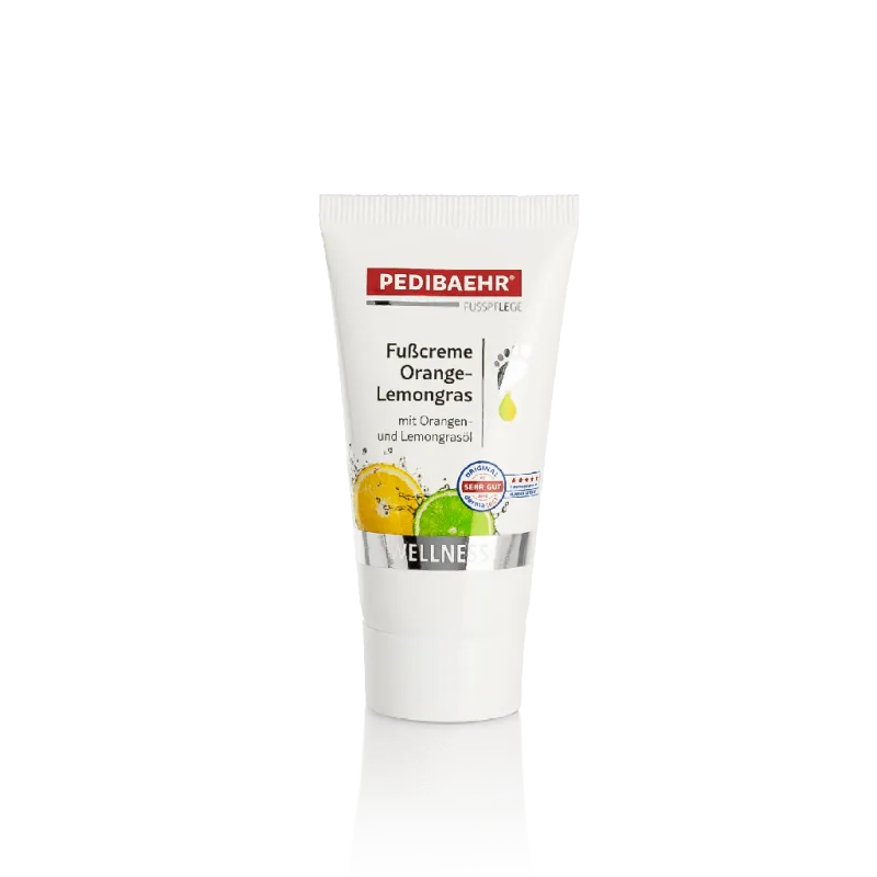 BAEHR Crema para pies con aceite de naranja y lima, 30ml (FUSSCREME ORANGE-LEMONGRASS) — Photo 2