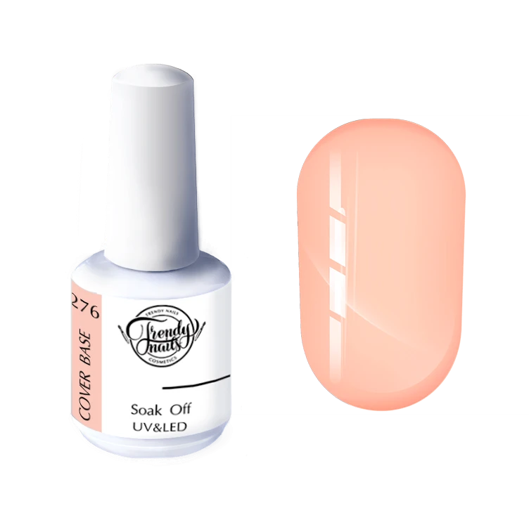 Trendy Nails Cover Base 276, 15ml — Photo 2