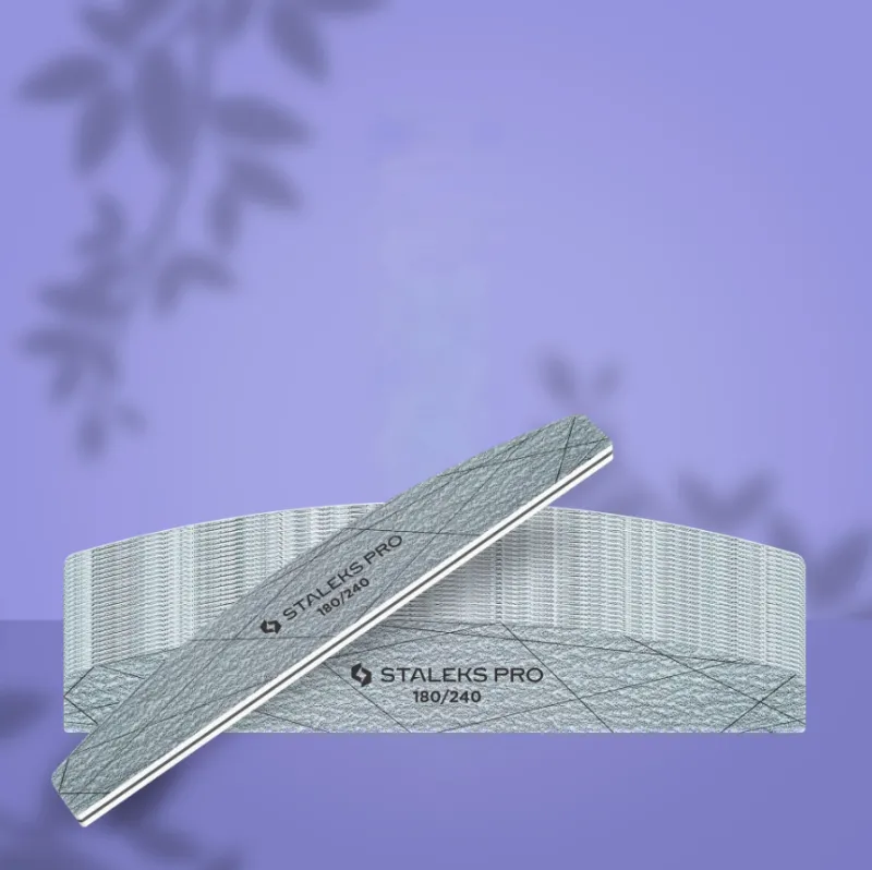 STALEKS SMART Limas Desechables MINERAL Medialuna, 180/240 (25 uds.) — Photo 2