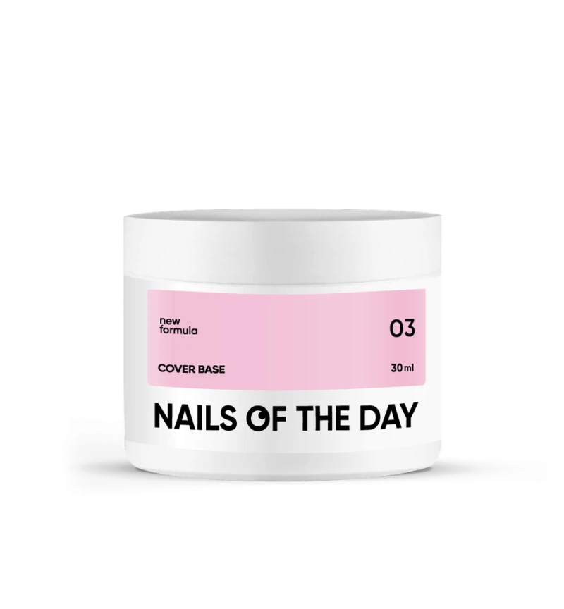 NAILSOFTHEDAY Cover base 03, 30ml new formula — Photo 4