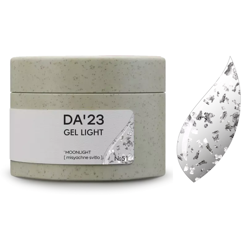 DA23 Light Gel 51 Moonlight, 30ml — Photo 2