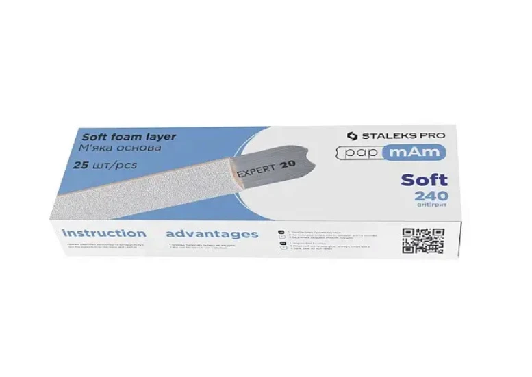 Staleks Limas Desechables papmAm Soft EXPERT 20 240 grit (25 pcs) — Photo 2