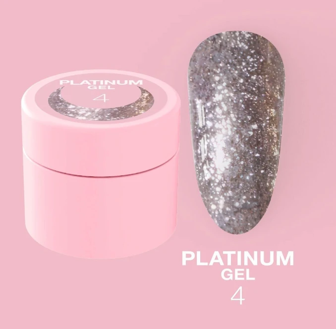 Luna Moon Gel Platinum 04, 5 ml — Photo 2