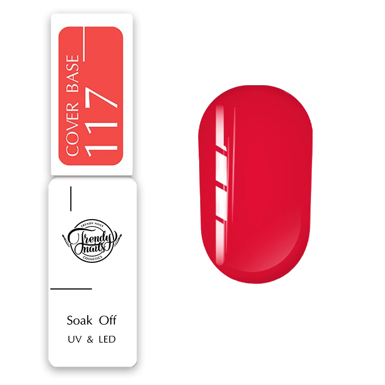 Trendy Nails Cover Base 117, 8ml — Photo 2