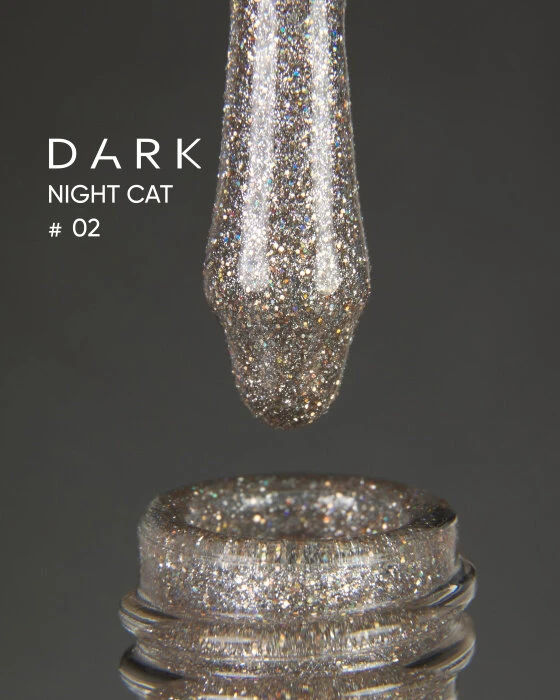 Dark by Rior Esmalte Semipermanente Night Cat Eye 02, 10ml — Photo 2