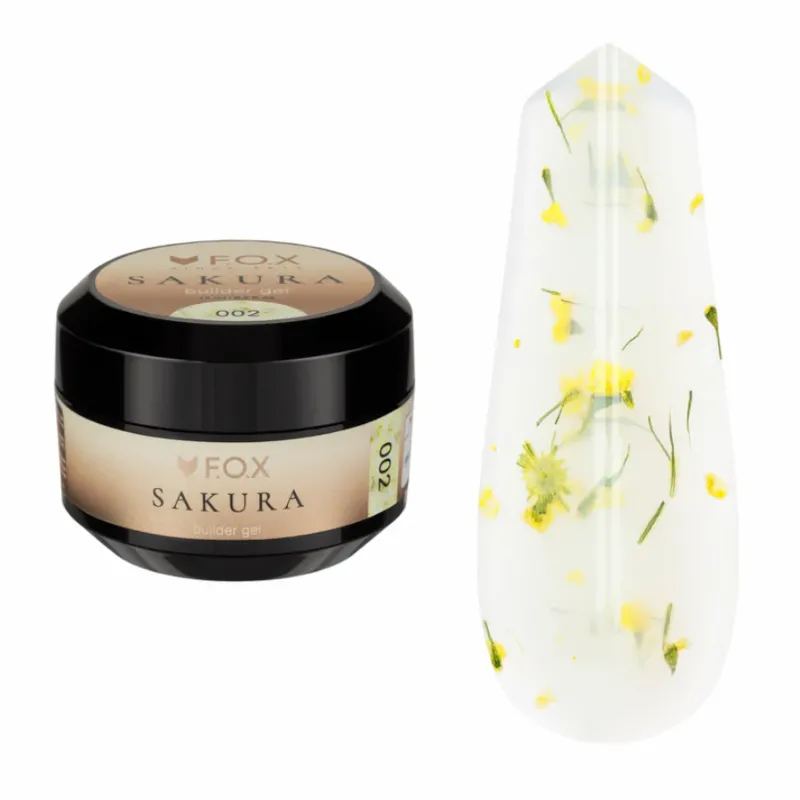 Gel construtor F.O.X Sakura 02, 15 ml — Photo 2