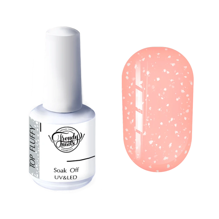 Trendy Nails Fluffy Top, 15ml — Photo 2
