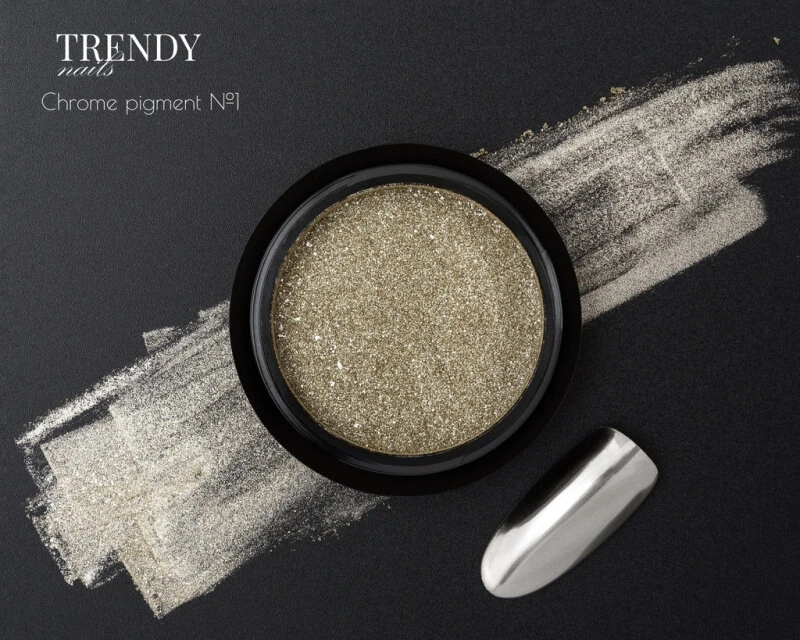 Trendy Nails Chrome Pigment 01 — Photo 2