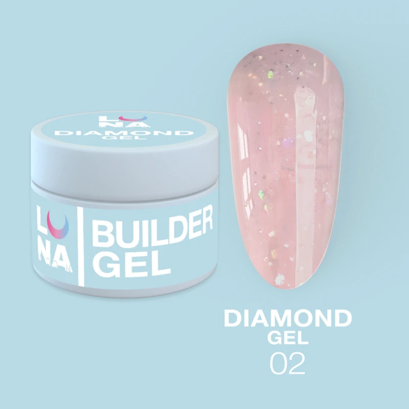 LunaMoon Diamond Gel 02, 15ml — Photo 2