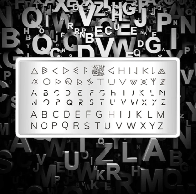 TakiDa Placa Mini para Estampar Letter 02 — Photo 2