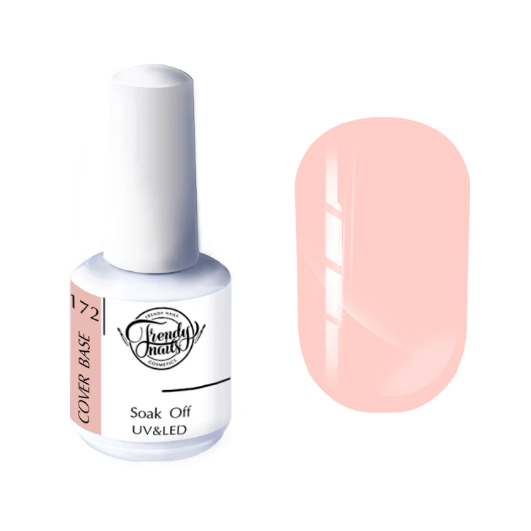 Trendy Nails Cover Base 172, 15ml — Photo 2