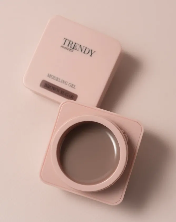 Trendy Nails Modeling Gel Brown Sugar, 50ml — Photo 2