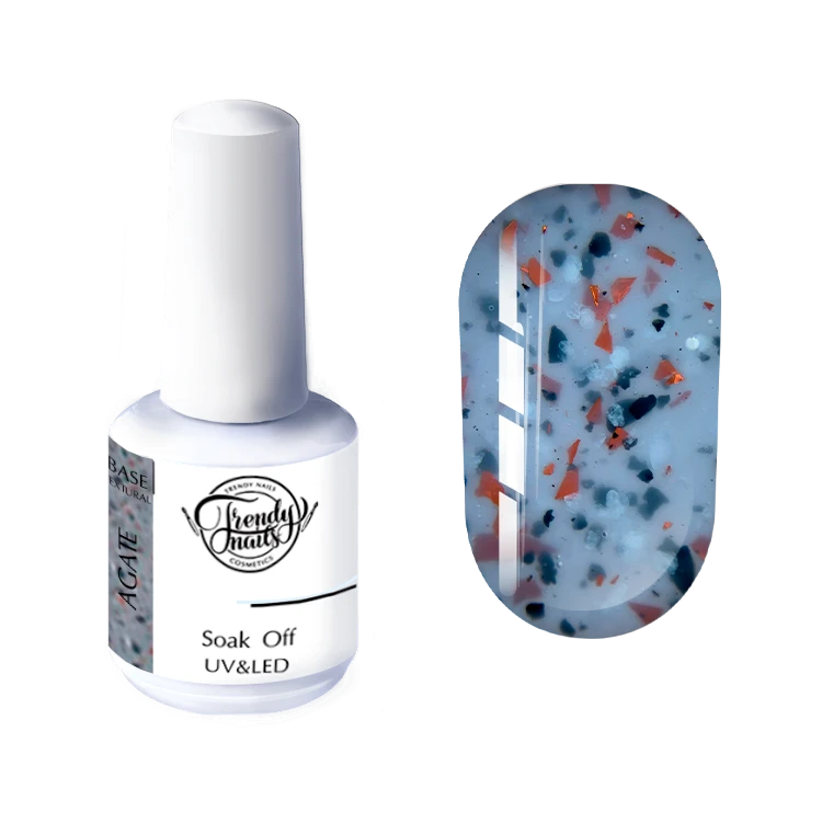 Trendy Nails Textural Base Agate, 15ml — Photo 2