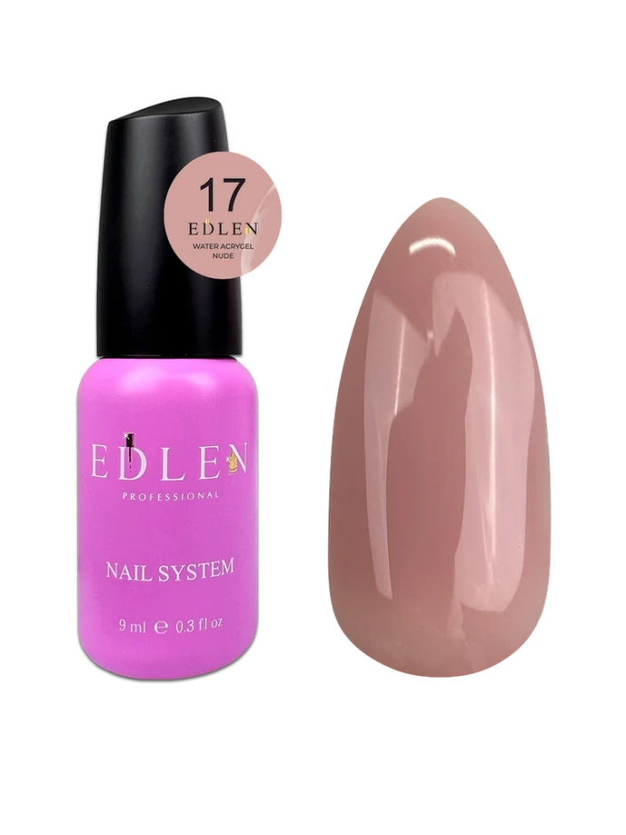 Edlen Water Acrygel 17 Nude, 9ml — Photo 2