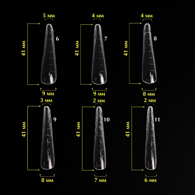 Komilfo Dual Nail Forms Modern, 120un — Photo 4