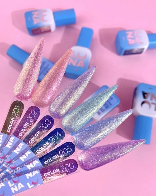 Esmalte semipermanente LunaMoon 204, 13ml — Photo 3
