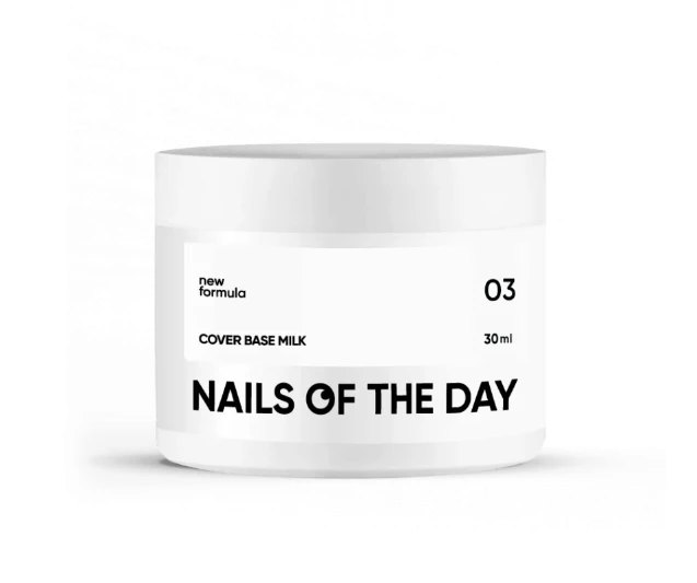 NAILSOFTHEDAY Cover base milk 03, 30 ml new formula — Photo 2