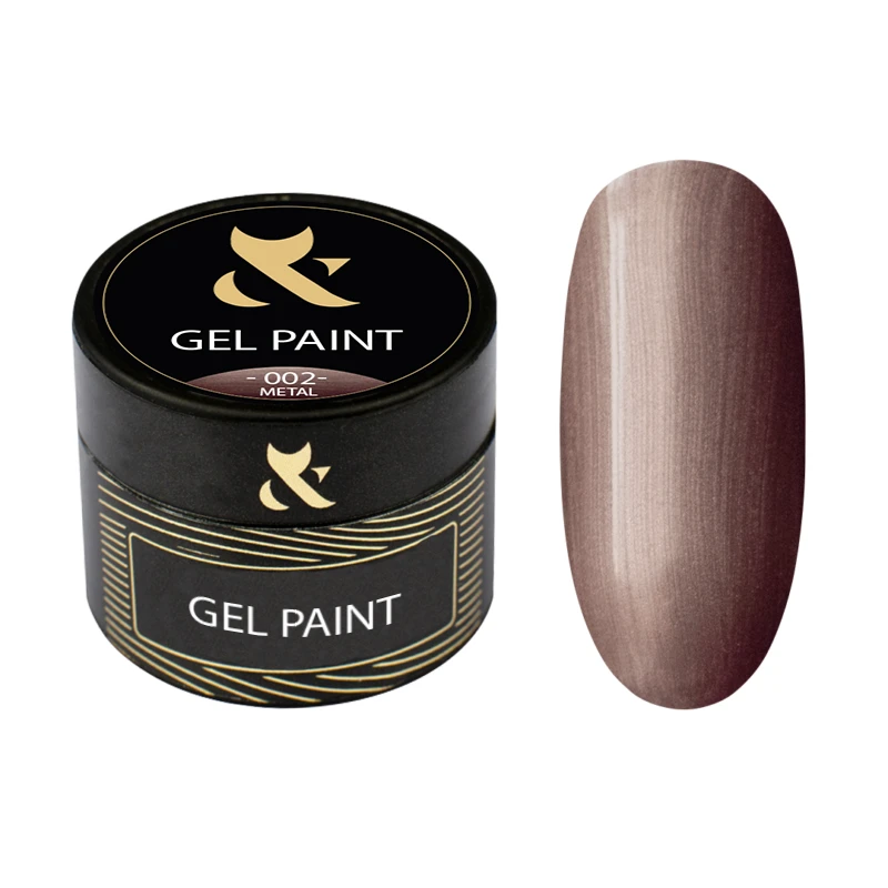 F.O.X. Metal Gel Paint 002, 10ml — Photo 2