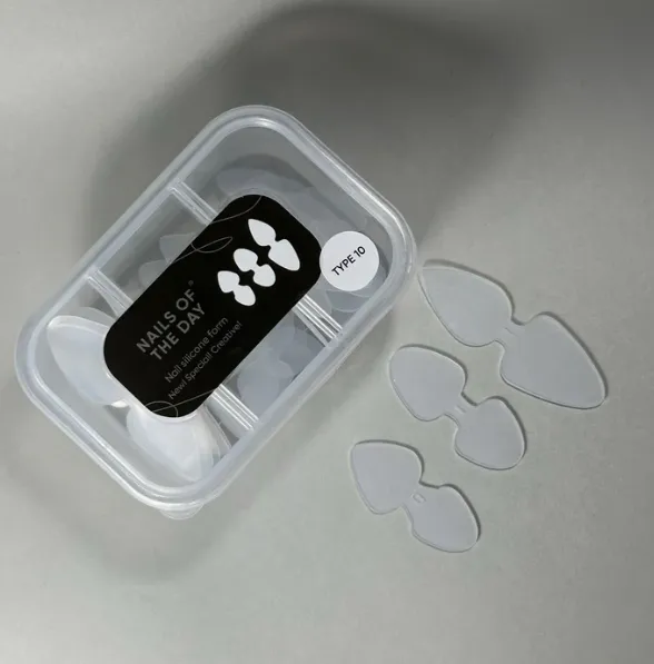 NAILSOFTHEDAY Moldes duplos de silicone para unhas 2 em 1, 36 unid. (Tipo 10): — Photo 2