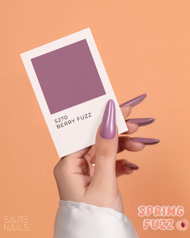 Saute Nails Colección Spring Fuzz (3 esmaltes+top matt) — Photo 5