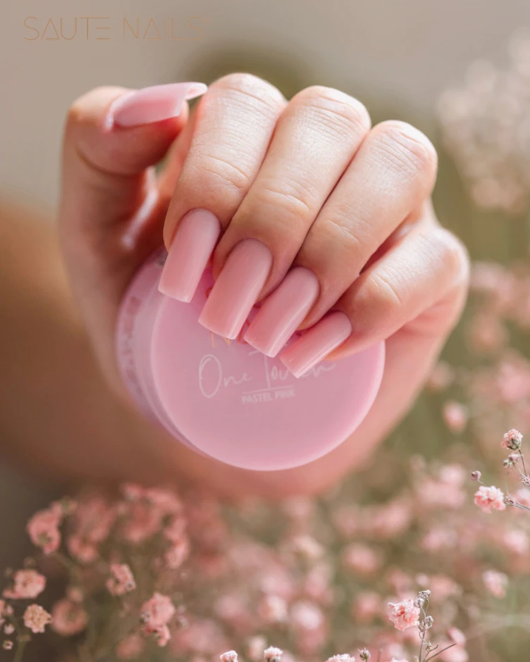 Saute Builder Gel One Touch Pastel Pink, 50g — Photo 2