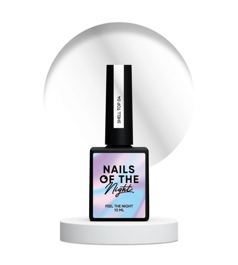 NAILSOFTHENIGHT Shell Top 04, 10ml — Photo 4