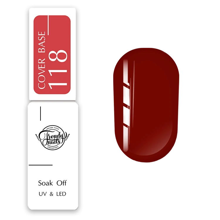 Trendy Nails Cover Base 118, 8ml — Photo 2