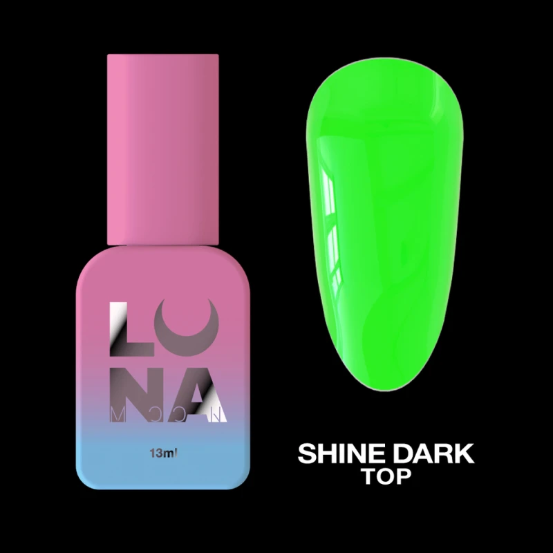 Luna Top Shine Dark Green, 13ml — Photo 2