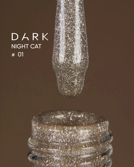 Dark by Rior Esmalte Semipermanente Night Cat Eye 01, 10ml — Photo 2