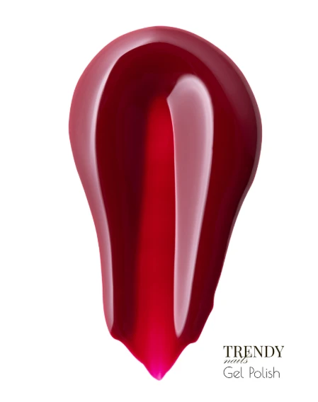 Trendy Nails Esmalte Semipermanente RED Berry, 8ml — Photo 3