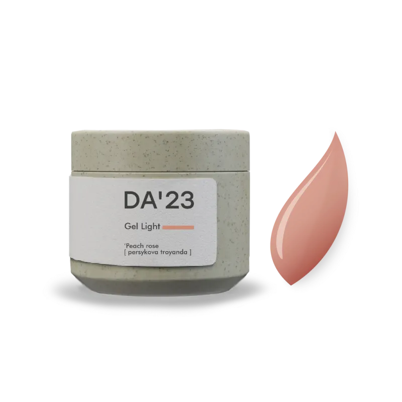 DA23 Light Gel Peach Rose, 15ml — Photo 2