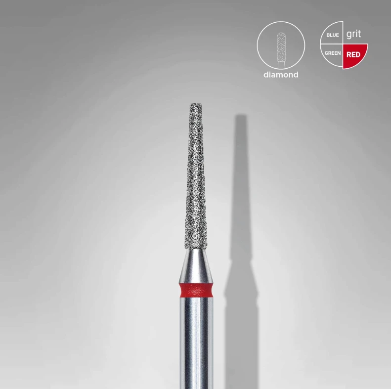 Punta Diamante Staleks FA70R016/10 «Tronco» 1.6 mm rojo — Photo 2