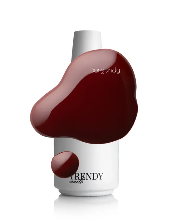 Trendy Nails Esmalte Semipermanente Burgundy, 5ml — Photo 2