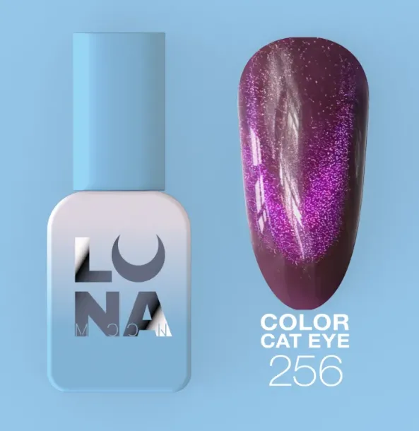 Luna Esmalte Semipermanente 256, 8ml (Cat Eye) — Photo 2