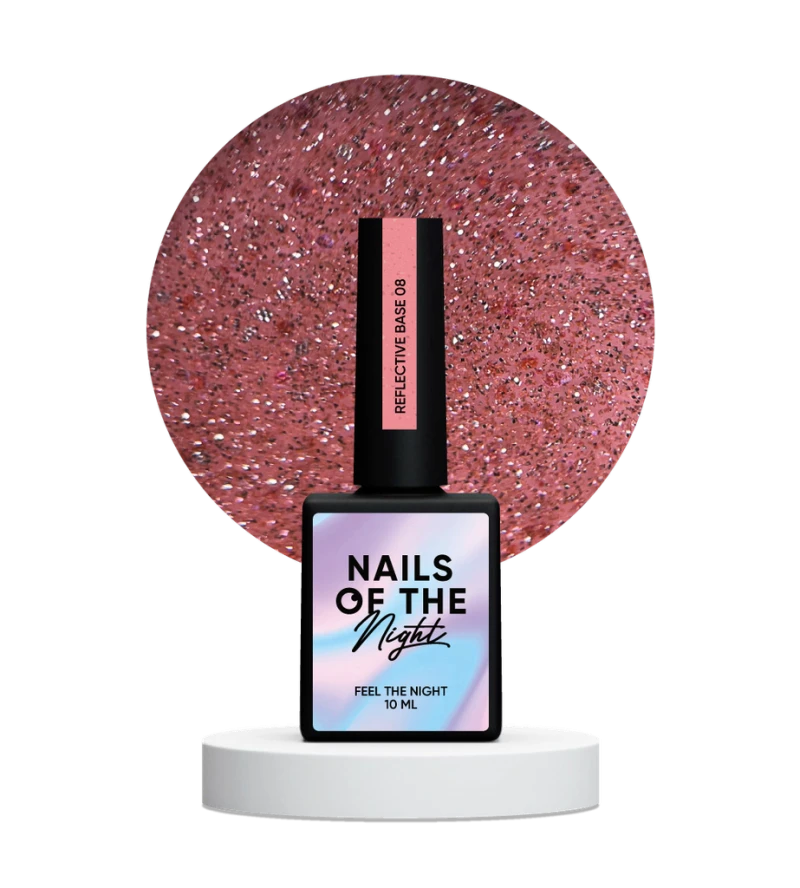 NAILSOFTHENIGHT Reflective base 08, 10 ml — Photo 5