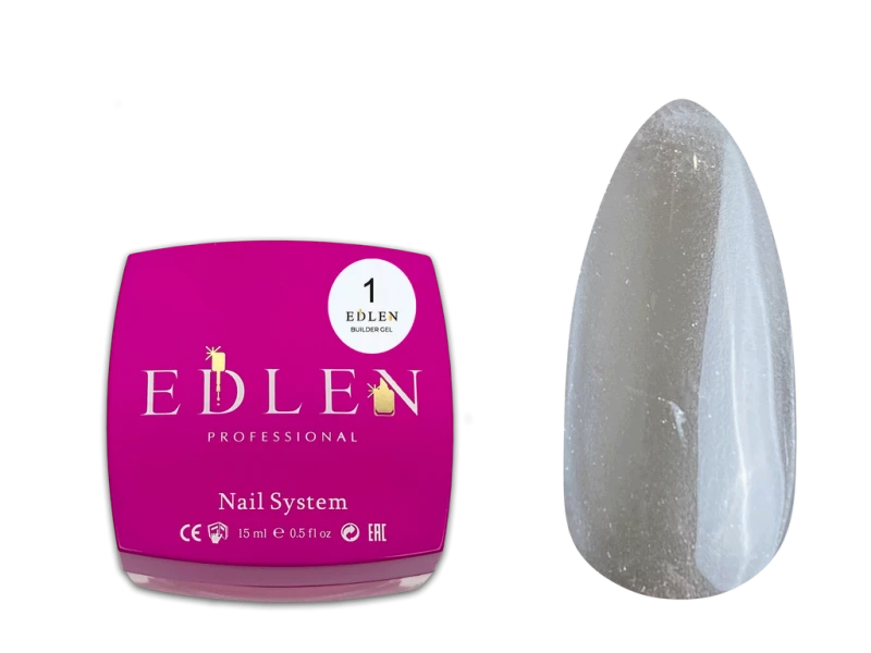 Edlen Builder Gel 01, 15ml (transparente) — Photo 2