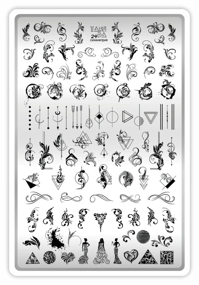 Placa para Estampar TakiDa con Demo hoja, 24 — Photo 2