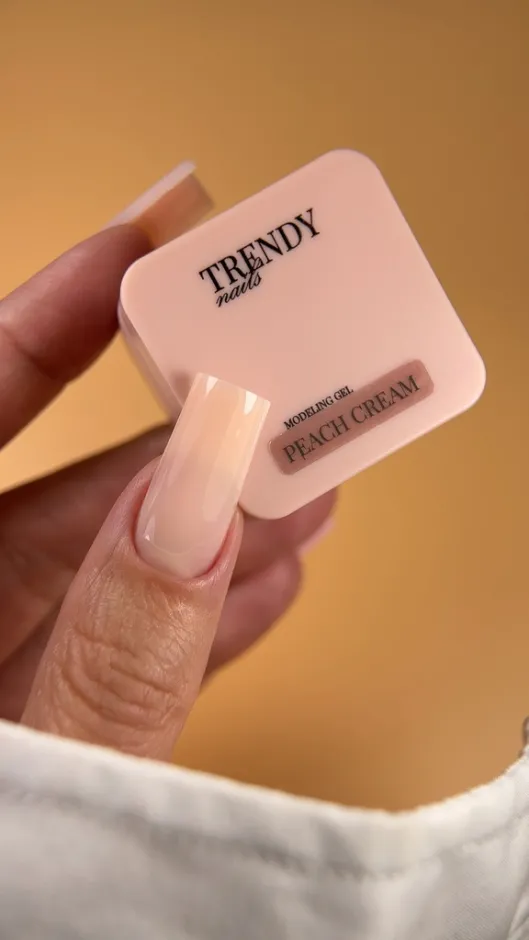 Trendy Nails Modeling Gel Peach Cream, 15ml — Photo 2