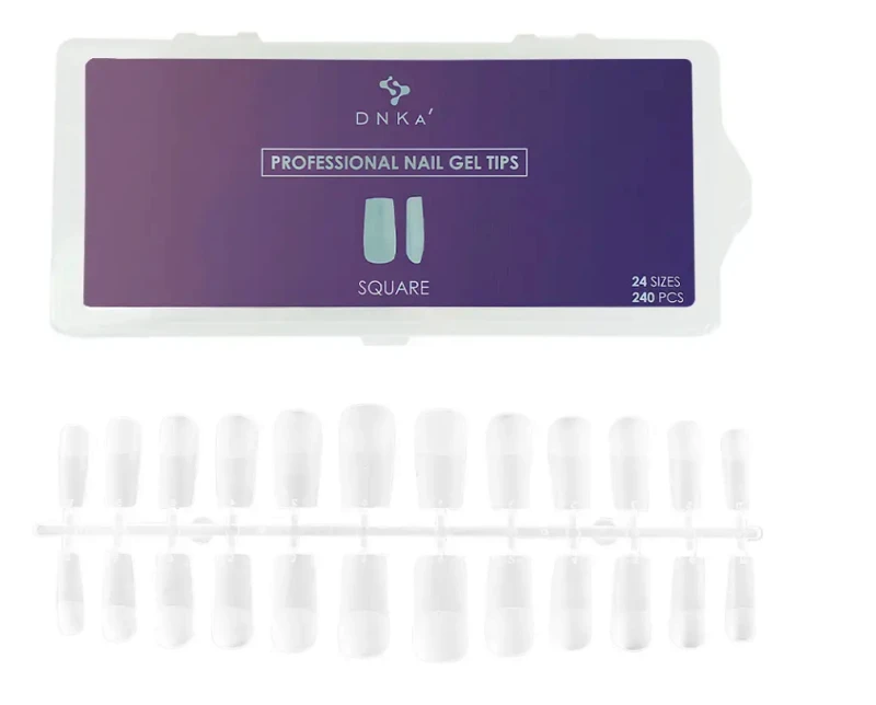DNKA´ Gel Tips (Square), 240 pcs — Photo 2