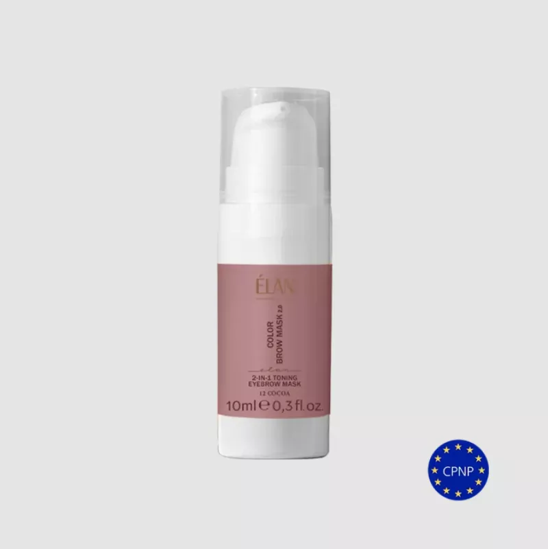 ELAN COLOR BROW MASK 2.0: 2-in-1 Toning Eyebrow Mask, 12 Cocoa — Photo 2
