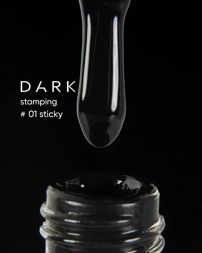 Dark by Rior Esmalte para Estampar 01 Negro, 10ml — Photo 2