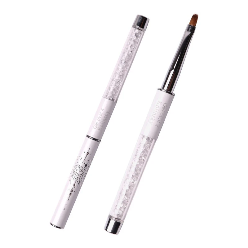 Komilfo Pincel Gel Oval 4 (Kolinsky) 8mm — Photo 2