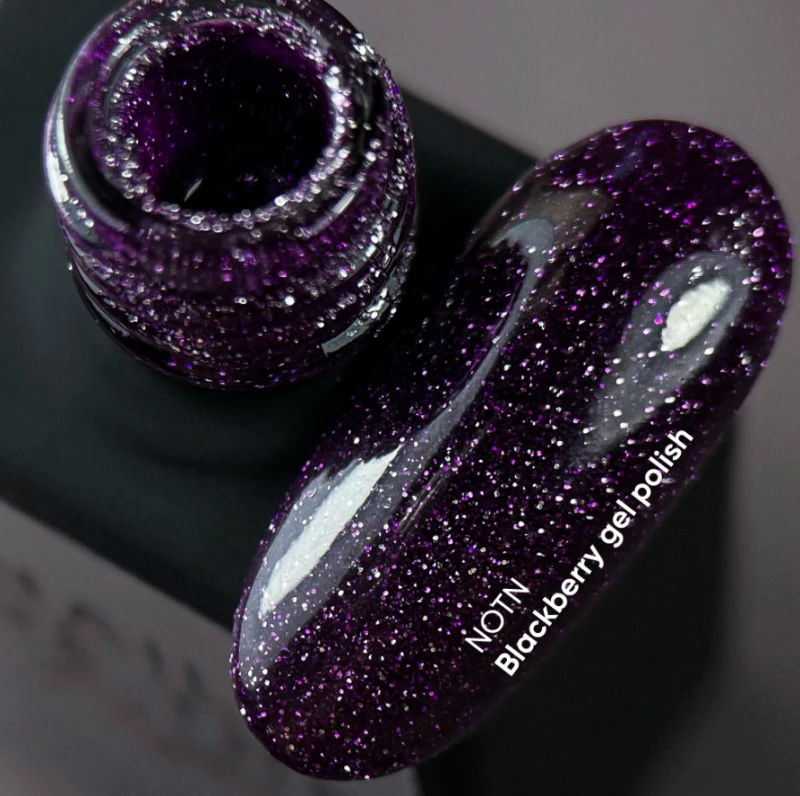 NAILSOFTHENIGHT Esmalte Semipermanente Blackberry, 10ml — Photo 2