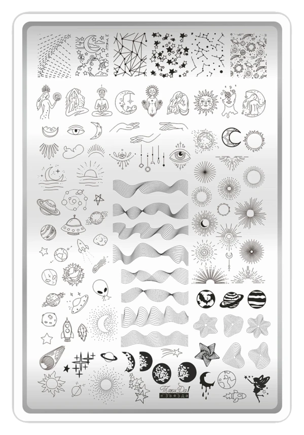 Placa para Estampar TakiDa con Demo hoja, 01 — Photo 2