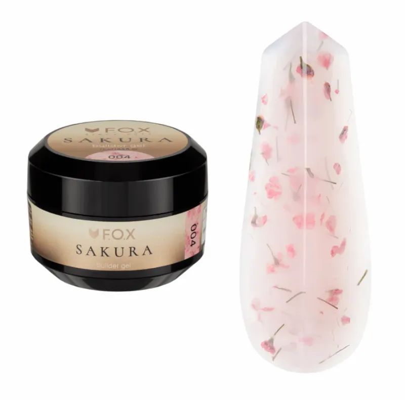 F.O.X Sakura builder gel 04, 15 ml — Photo 2