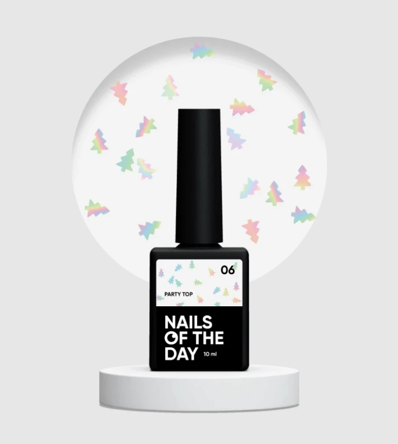 NAILSOFTHEDAY Party Top 06, 10ml — Photo 2